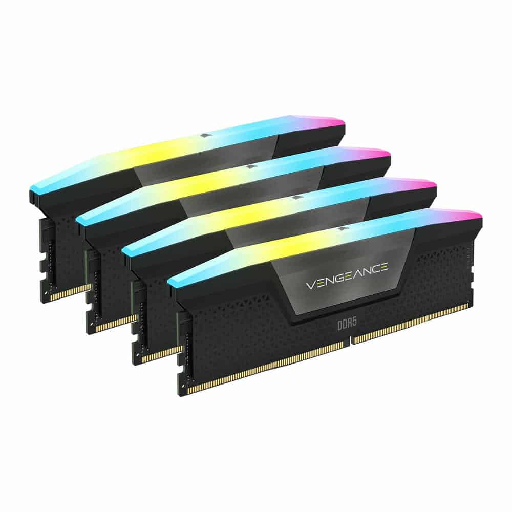 (image for) Corsair Vengeance RGB Black 64GB 6200MHz DDR5 Memory Kit